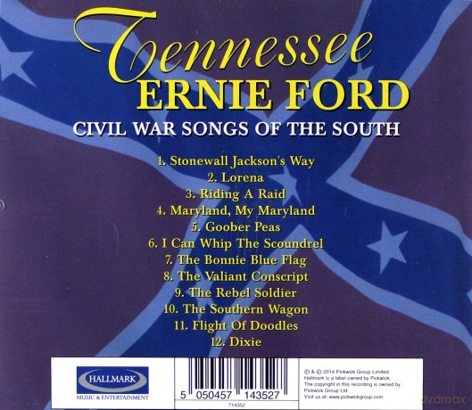 Tennessee Ernie Ford: Civil War Songs Of The South [CD]