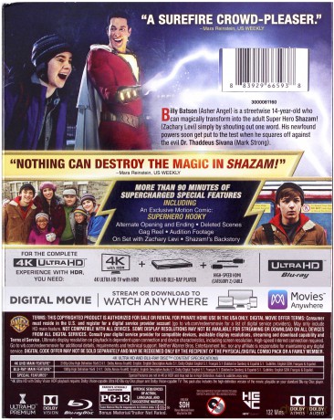 Shazam! [Blu-Ray 4K]+[Blu-Ray]