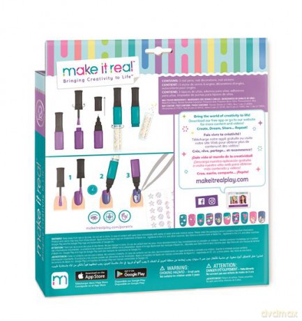 Make it real - Zestaw do manicure z motywem syren