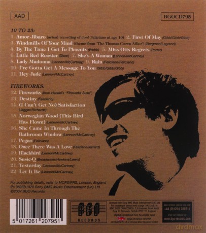 Jose Feliciano: 10 To 23/Fireworks [CD]