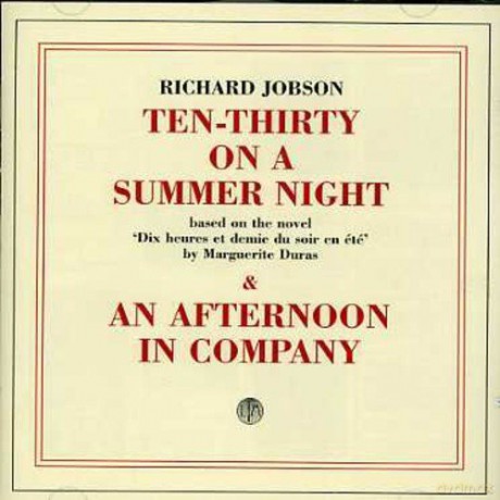 Richard Jobson: 10/30 On A Summers Night [CD]