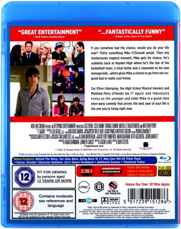 17 Again (Znów mam 17 lat) [Blu-Ray]