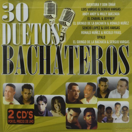 30 Duetos Bachateros Pegaditos [2CD]