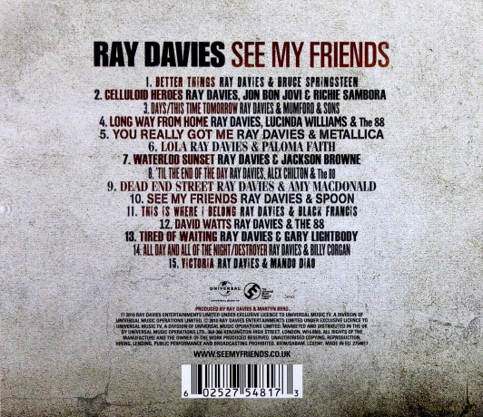 Ray Davies: See My Friends [CD]