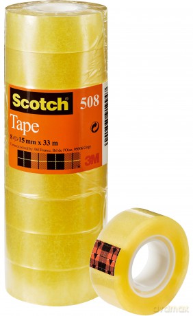 3m Post: 3M Post-it - Nastro Adesivo Scotch Trasparente Acrilico 15mmx33m (10 pz)