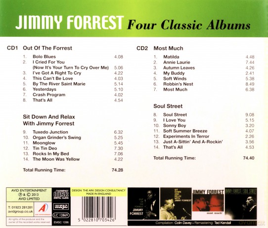 Jimmy Forrest: 4 Classic Albums [2CD]