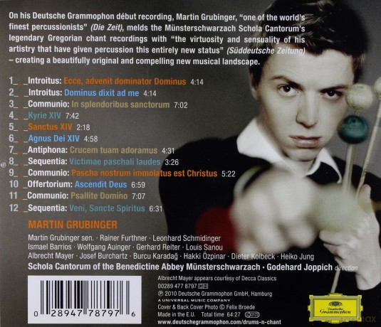 Martin Grubinger: Drums'n'Chant (International Edition) [CD]