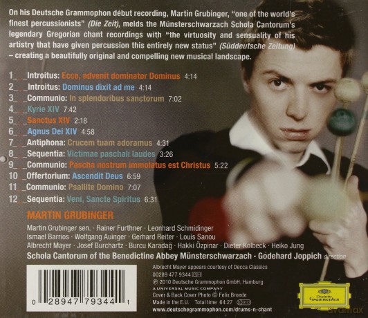 Martin Grubinger: Drums'n'Chant (PL) [CD]