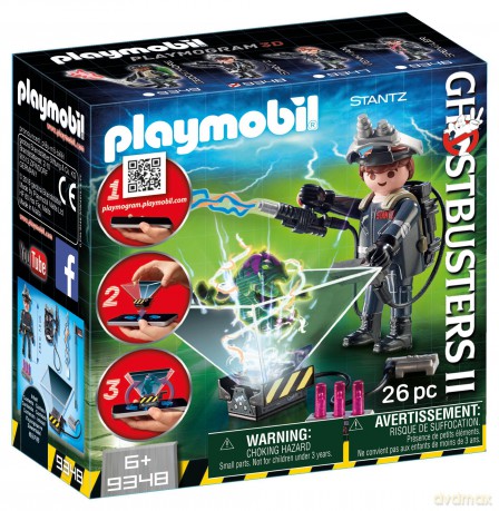 Playmobil Ghostbusters Raymond Stantz: 9348 Ghostbuster Raymond Stantz