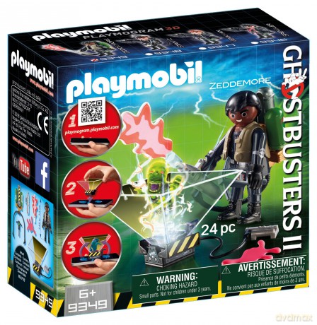 Playmobil Ghostbusters Winston Zeddemore: 9349 Ghostbuster Winston Zeddemore