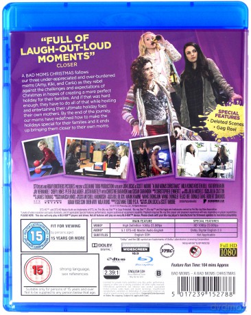 A Bad Moms Christmas (Złe mamuśki 2: Jak przetrwac święta) [Blu-Ray]