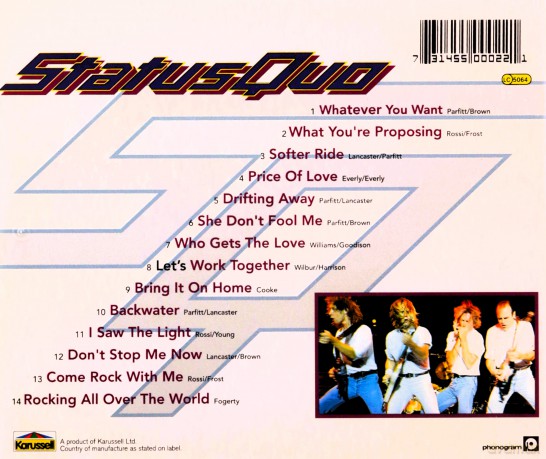 Status Quo: A Few Bars More [CD]