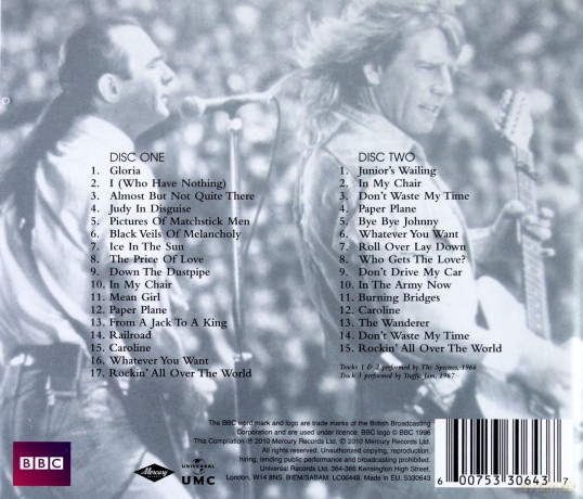 Status Quo: Live At Bbc 2 Disc Version [2CD]