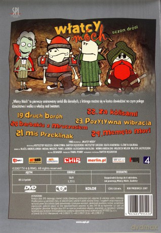 Włatcy Móch sezony 1 i 2 odcinki 1-24 Pakiet [4DVD]