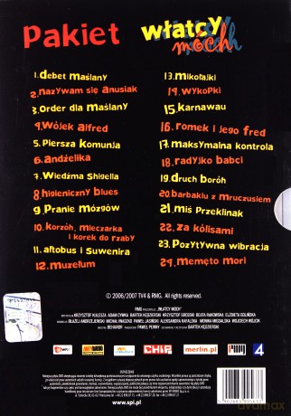 Włatcy Móch sezony 1 i 2 odcinki 1-24 Pakiet [4DVD]