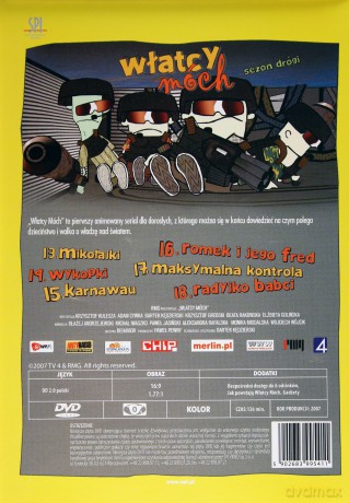 Włatcy Móch sezony 1 i 2 odcinki 1-24 Pakiet [4DVD]