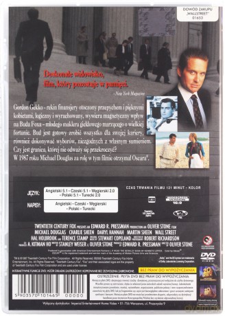 Wall Street (polski lektor) [DVD]