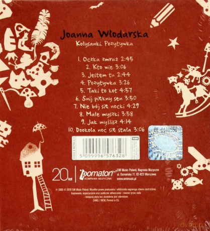 Joanna Włodarska: Kołysanki Pozytywka (ecopack)  [CD]