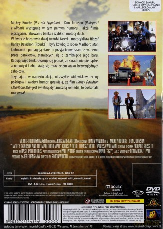 Harley Davidson i Marlboro Man [DVD]