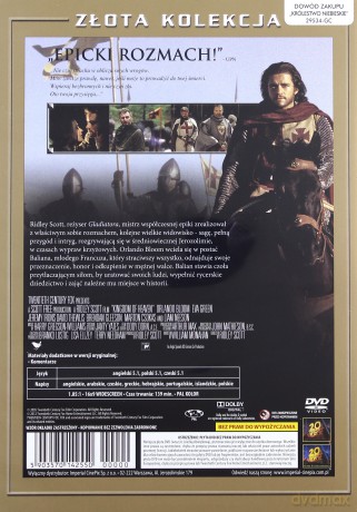 Królestwo niebieskie (Złota Kolekcja) [DVD]