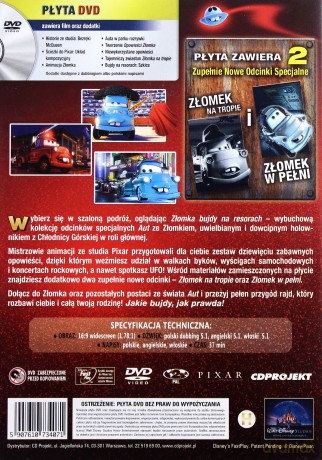 Bujdy na resorach - odcinki specjalne Złomka (Auta) (Disney) [DVD]