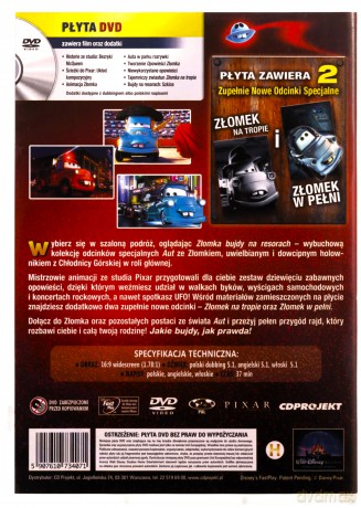 Bujdy na resorach - odcinki specjalne Złomka (Auta) (Disney) [DVD]