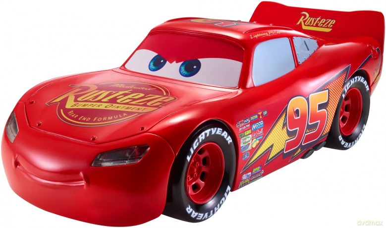 Mattel: Mattel Disney Cars Fdw13"Cars 3Talking Race Hero Lightning Mcqueen Vehicle [CD]