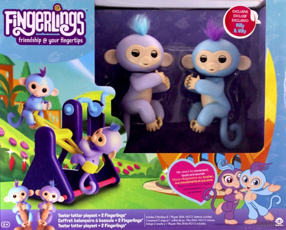 Fingerlings huśtawka i 2 małpki