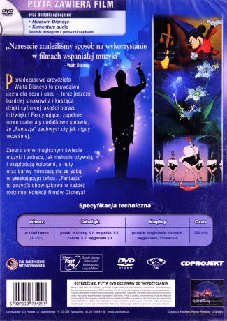 Fantazja edycja specjalna (Disney) [DVD]