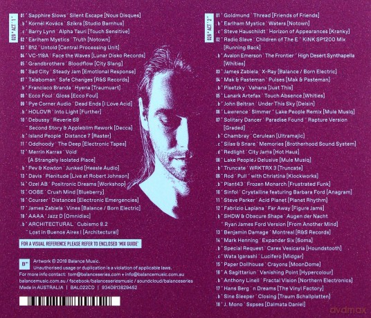 James Zabiela: Balance 029 [2CD]