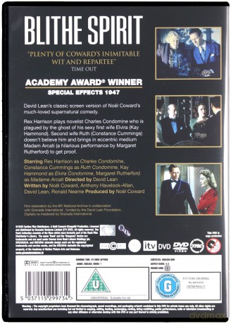 Blithe Spirit (Seans) [DVD]