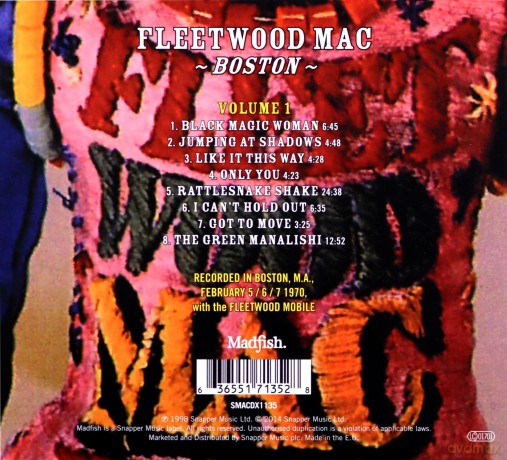 Fleetwood Mac: Boston Vol. 1 (Digi) [CD]