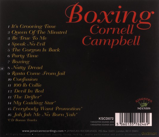Cornel Campbell: Boxing [CD]