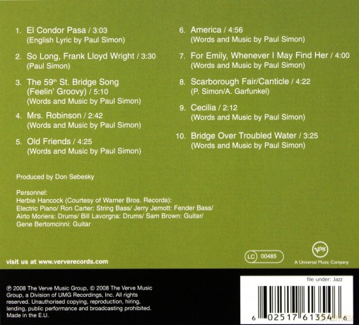 Paul Desmond: Bridge Over Troubled Waters [CD]