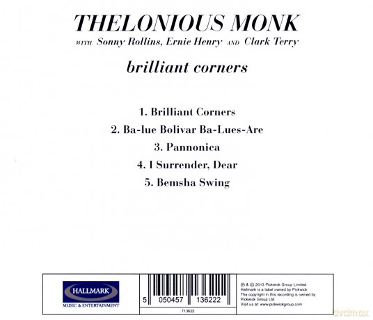 Monklonius: Brilliant Corners [CD]