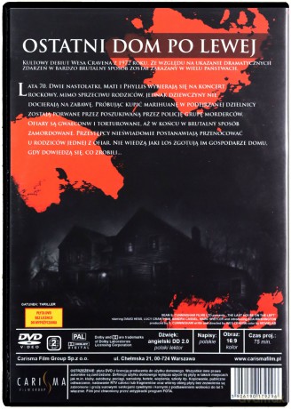 Ostatni dom po lewej [DVD]