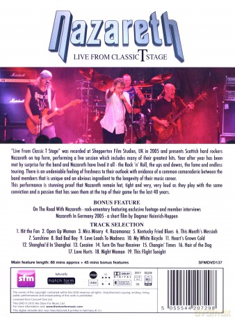 Nazareth: Classic T Stage [DVD]