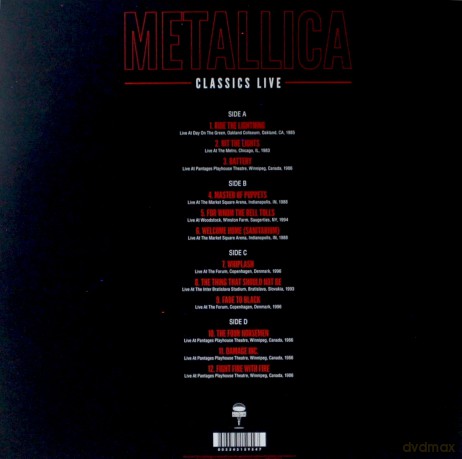 Metallica: Classics Live [2xWinyl]