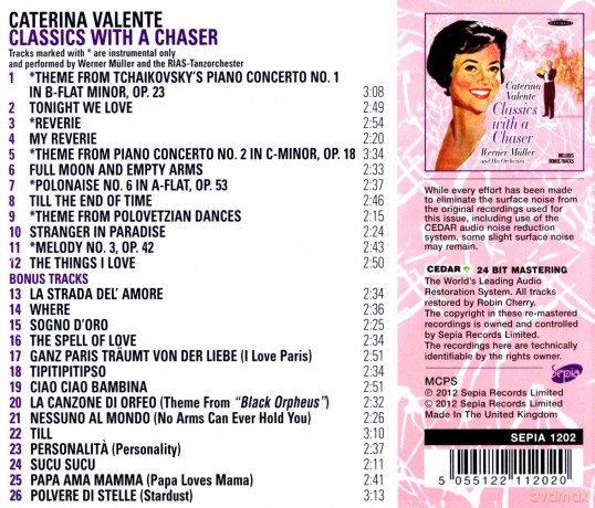 Caterina Valente: Classics With A Chaser [CD]