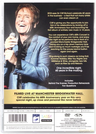 Cliff Richard: Cliff Richard 60th Anniversary Concert [DVD]