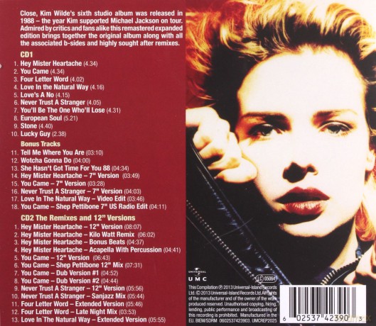 Kim Wilde: Close [2CD]