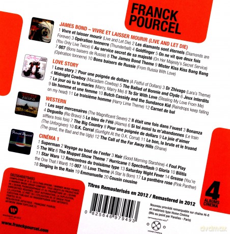 Franck Pourcel: Coffret Cinema [4CD]