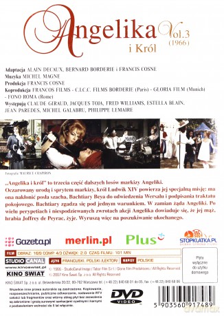 Angelika i król [DVD]
