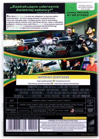 The Green Hornet (Zielony Szerszeń) [DVD]