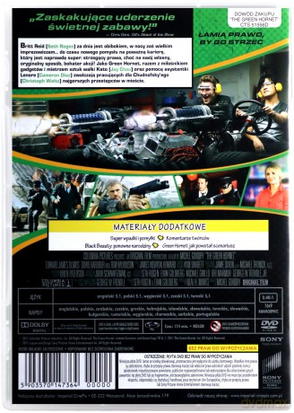 The Green Hornet (Zielony Szerszeń) [DVD]