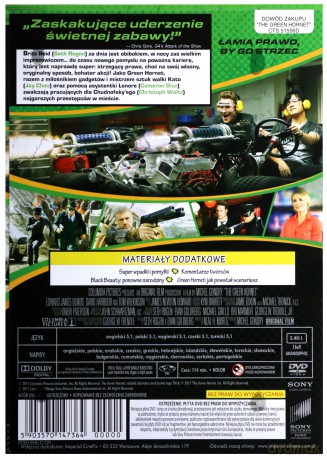 The Green Hornet (Zielony Szerszeń) [DVD]