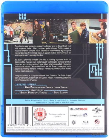 Colossus- The Forbin Project (Projekt Forbina) [Blu-Ray]