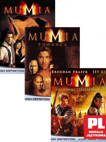 Mumia / Mumia powraca / Mumia: Grobowiec Cesarza Smoka Pakiet [3Blu-Ray]