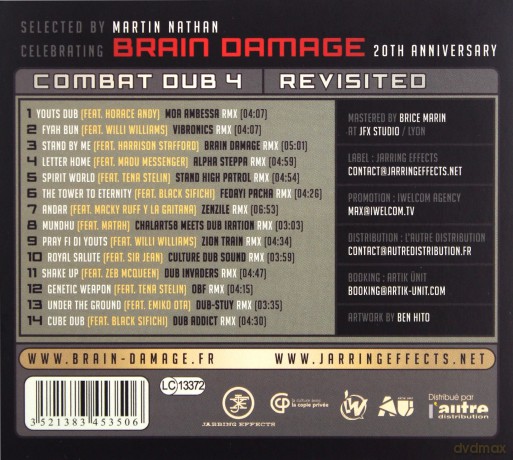 Brain Damage: Combat Dub 4 - Revisited [CD]