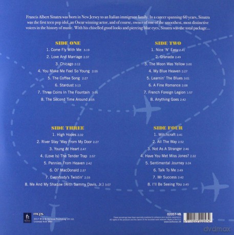 Frank Sinatra: Come Fly With Me [2xWinyl]
